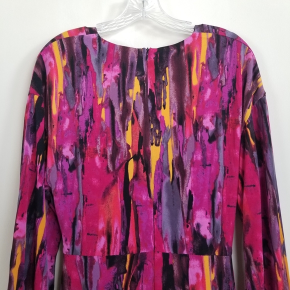 London Times V-Neck Twist Front Dress Size 10 NWT - Picture 5 of 7